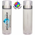 27 Oz. Clear Cylinder Vortex Hydration Water Bottle (4 Color Process)